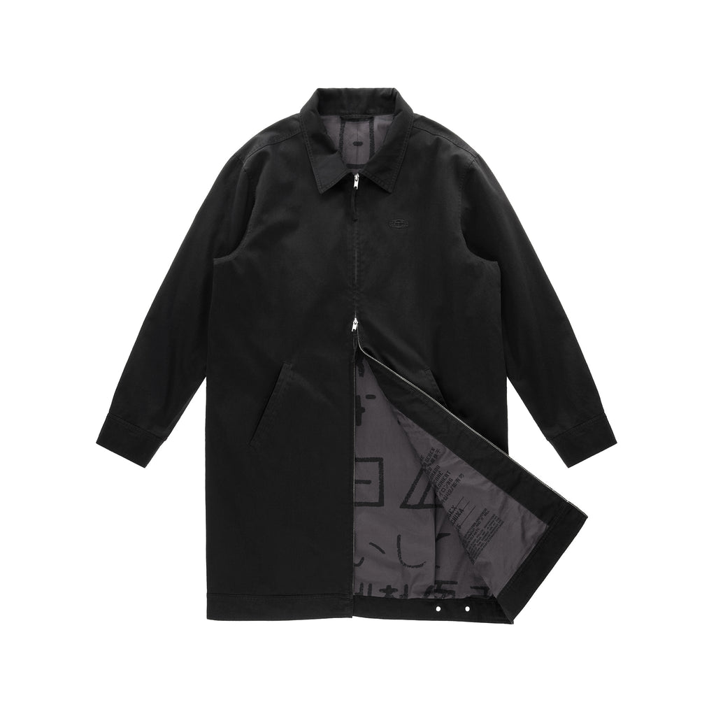 Long Work Jacket - Black - Jackets & Outerwear