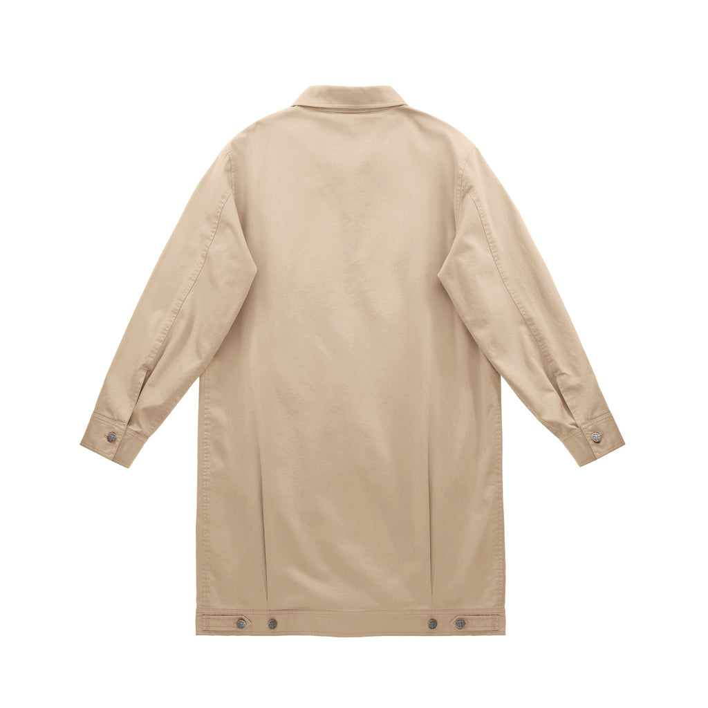 Long Work Jacket - Khaki - Jackets & Outerwear