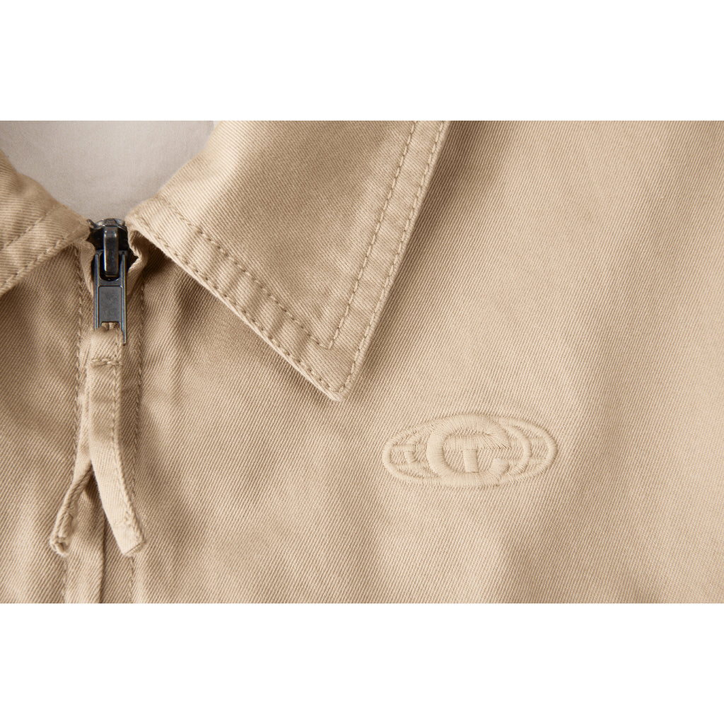 Long Work Jacket - Khaki - Jackets & Outerwear