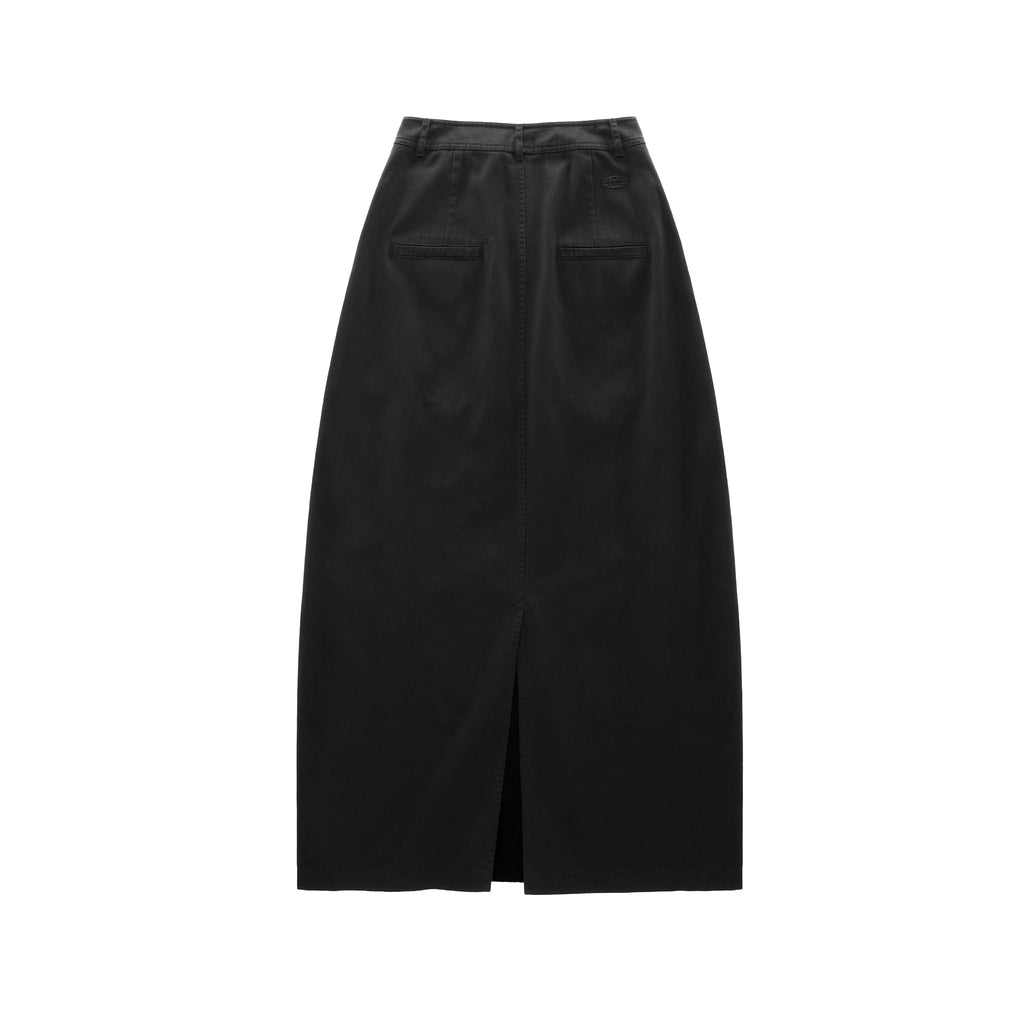 Long Work Skirt - Black - Dresses & Skirts