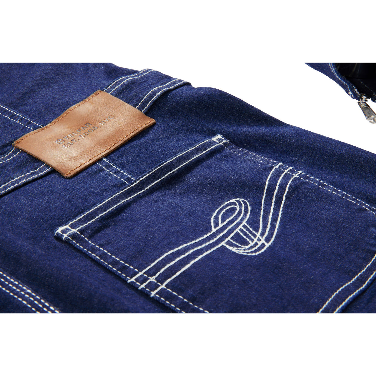 Long Sleeve Jumpsuit - Blue - Jackets & Outerwear
