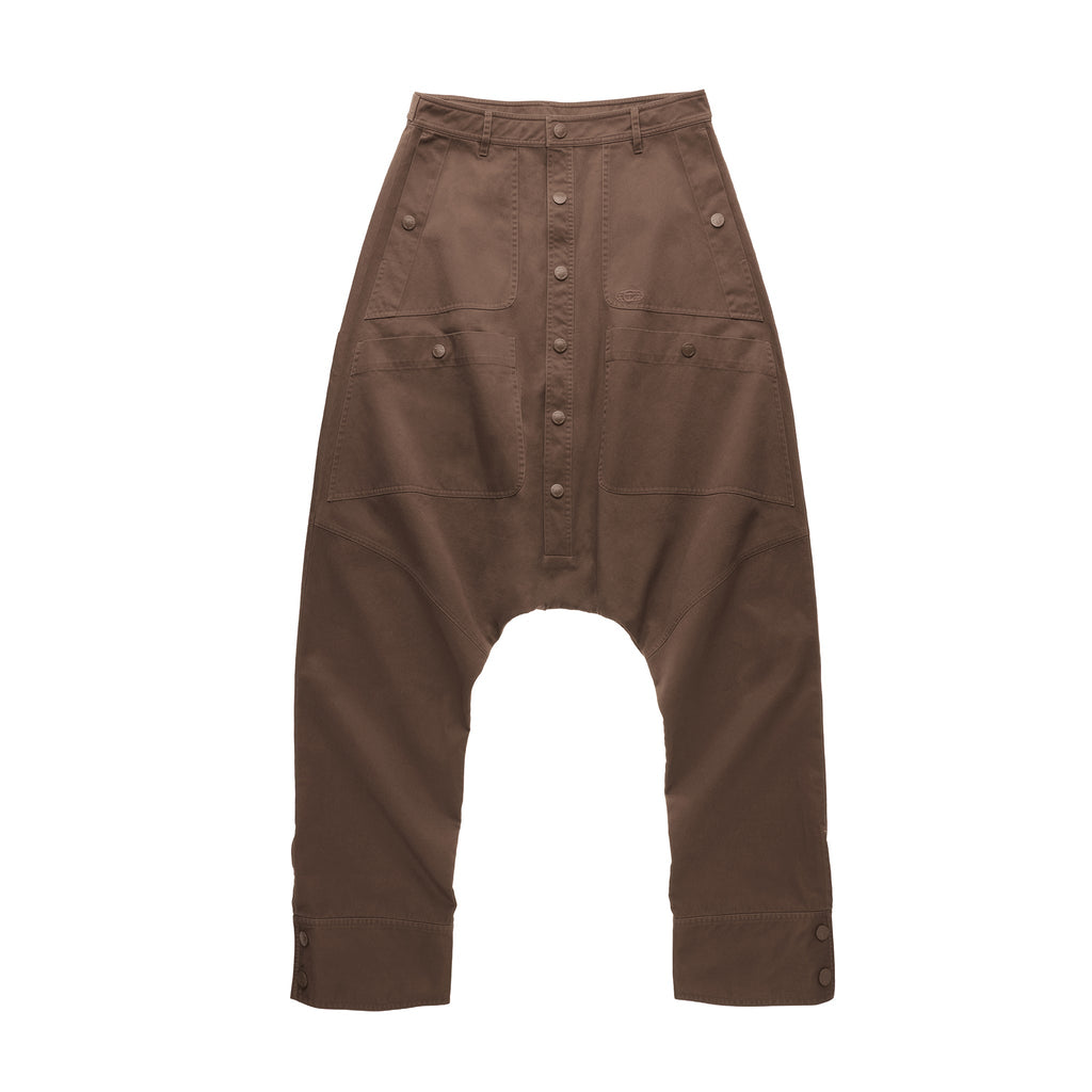 Upside Down Mechanic Pant - Brown - Pants & Shorts