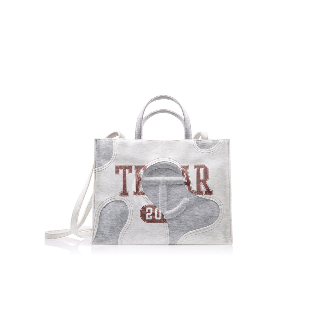 Medium Camo Shopping Bag - Heather Grey - Shopping Bags & Shoppers