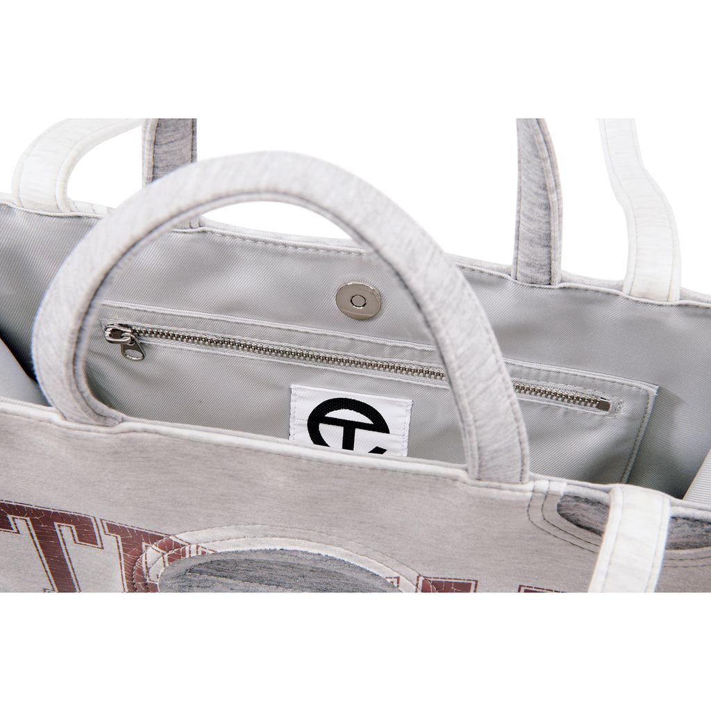 Medium Camo Shopping Bag - Heather Grey - Shopping Bags & Shoppers