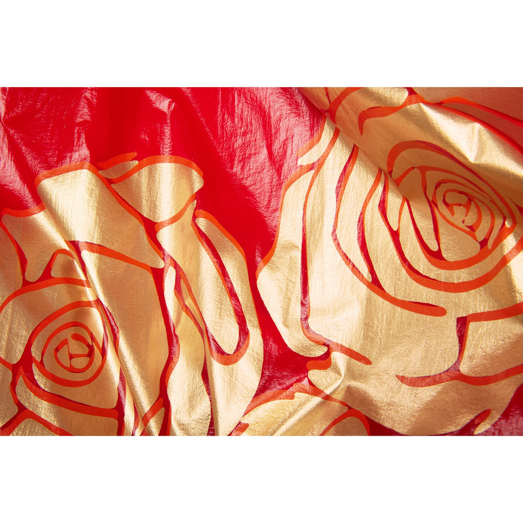 Regular Flower Plastic Bag - Red - Plastic Bags