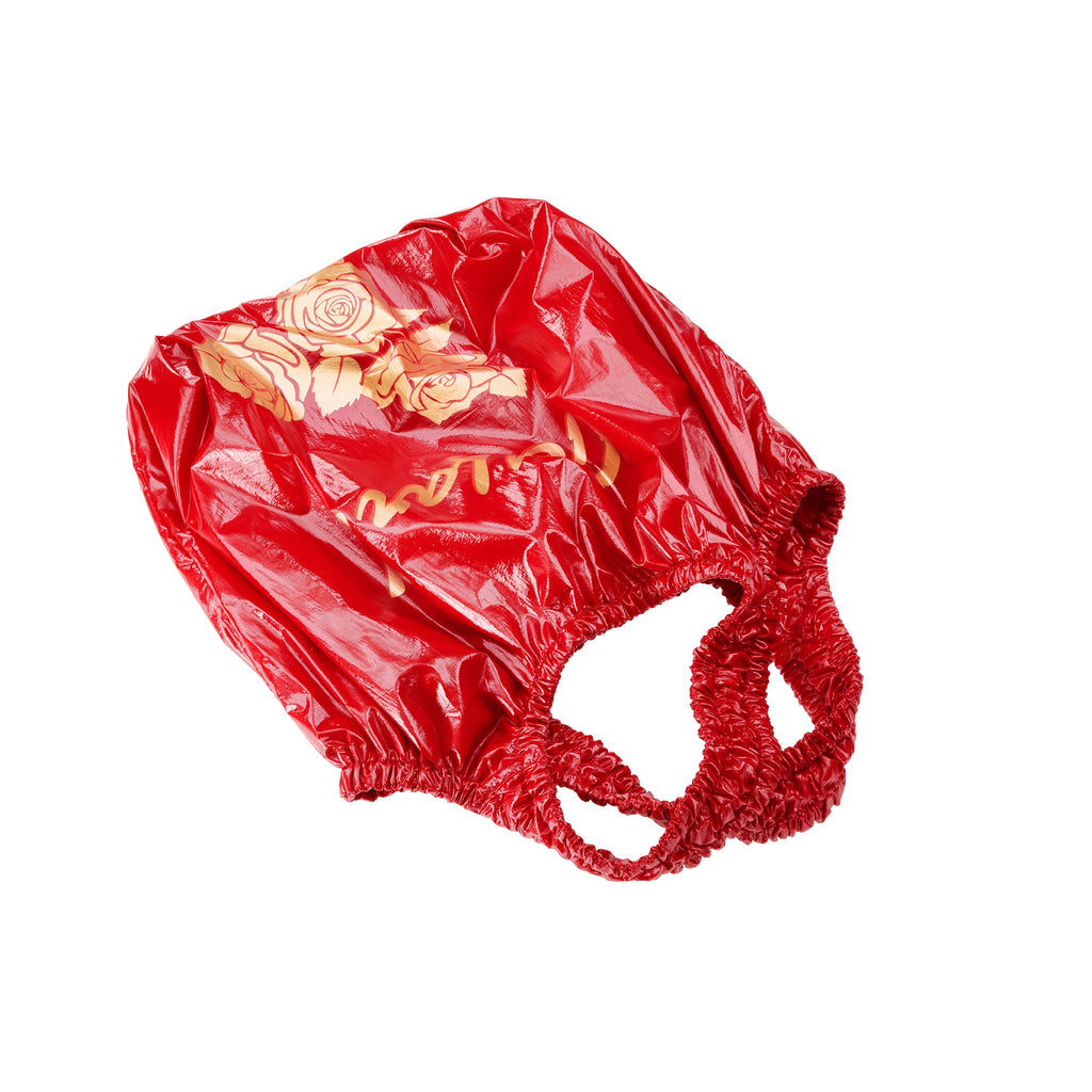 Regular Flower Plastic Bag - Red - Plastic Bags