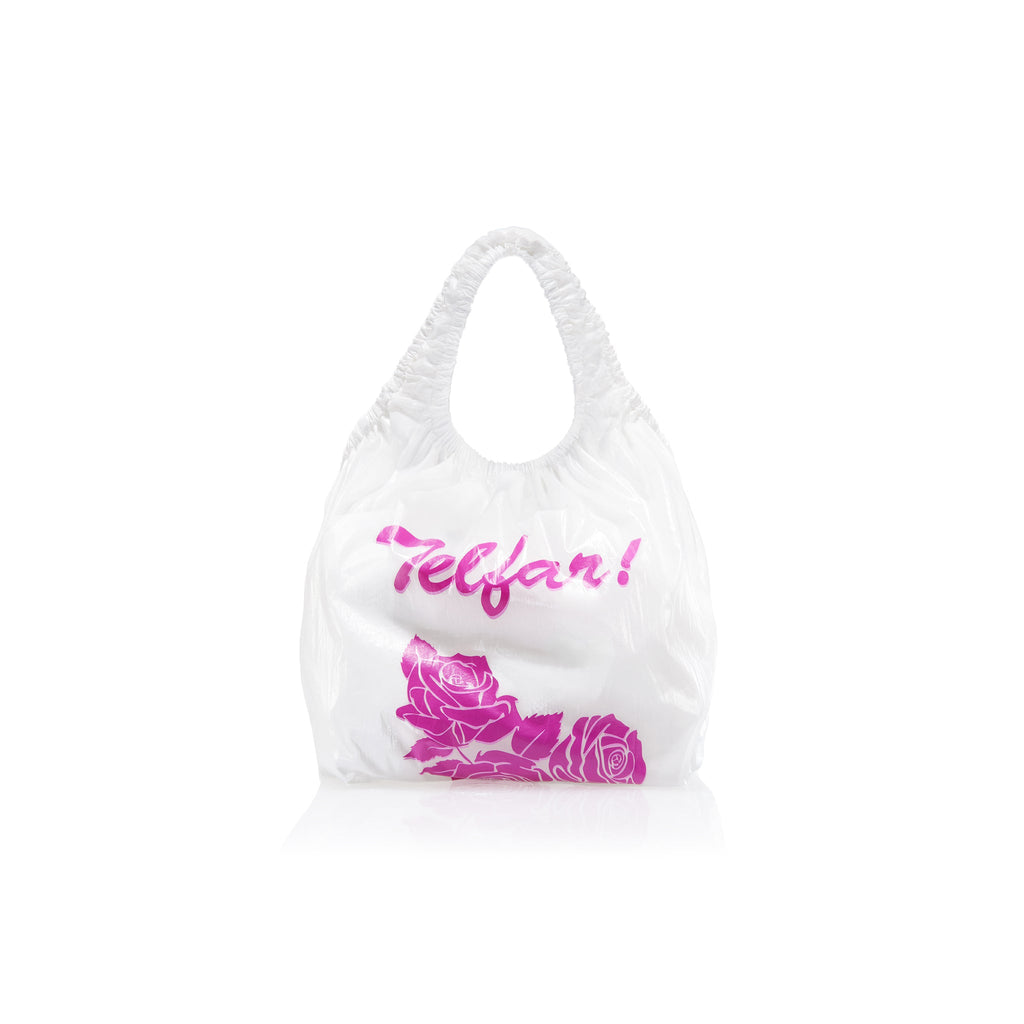 Regular Flower Plastic Bag - White - Plastic Bags
