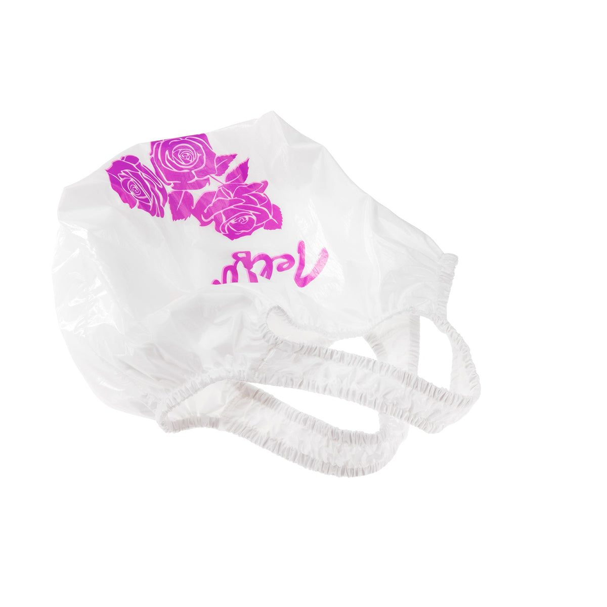 Regular Flower Plastic Bag - White - Plastic Bags