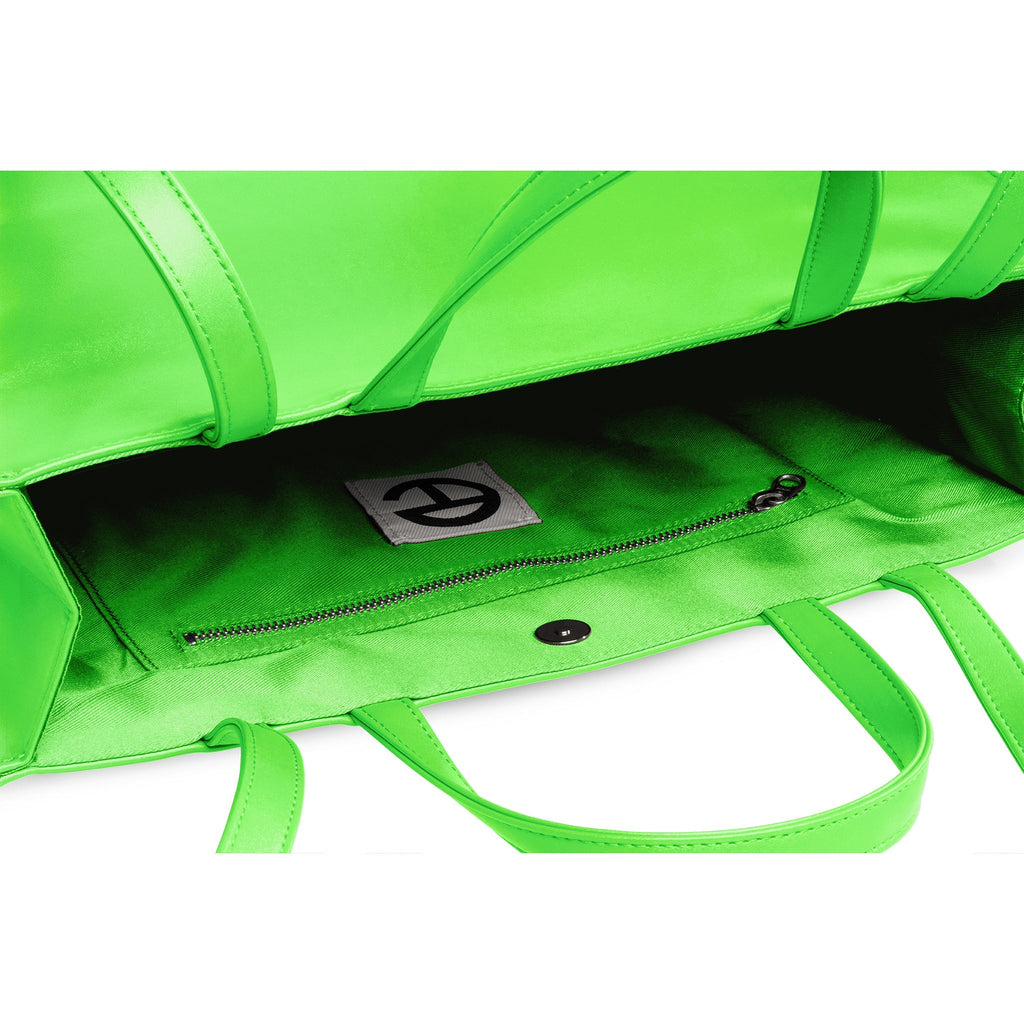 Medium Shopping Bag - Highlighter Green - Shopping Bags & Shoppers