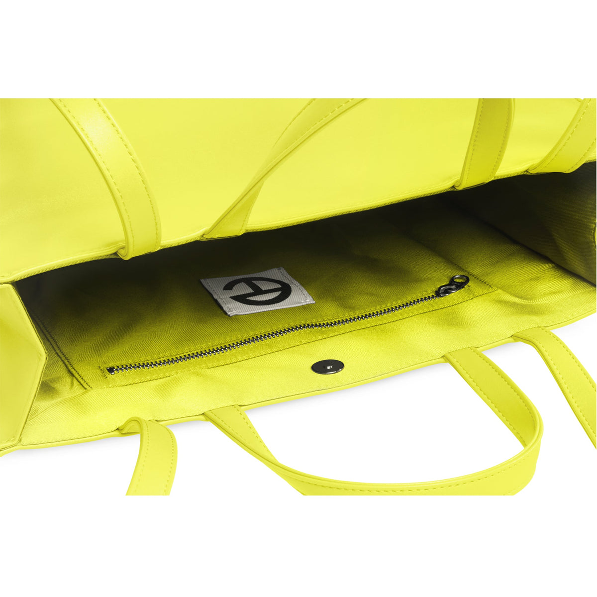 Medium Shopping Bag - Highlighter Yellow - Shopping Bags & Shoppers