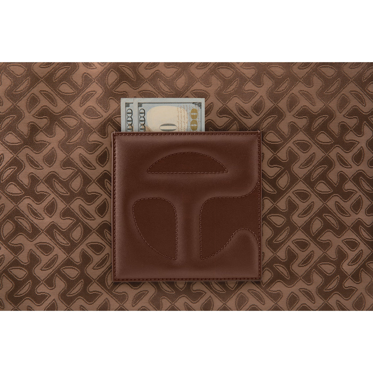 Medium Jacquard Shopper - Chocolate Monogram - Shopping Bags & Shoppers