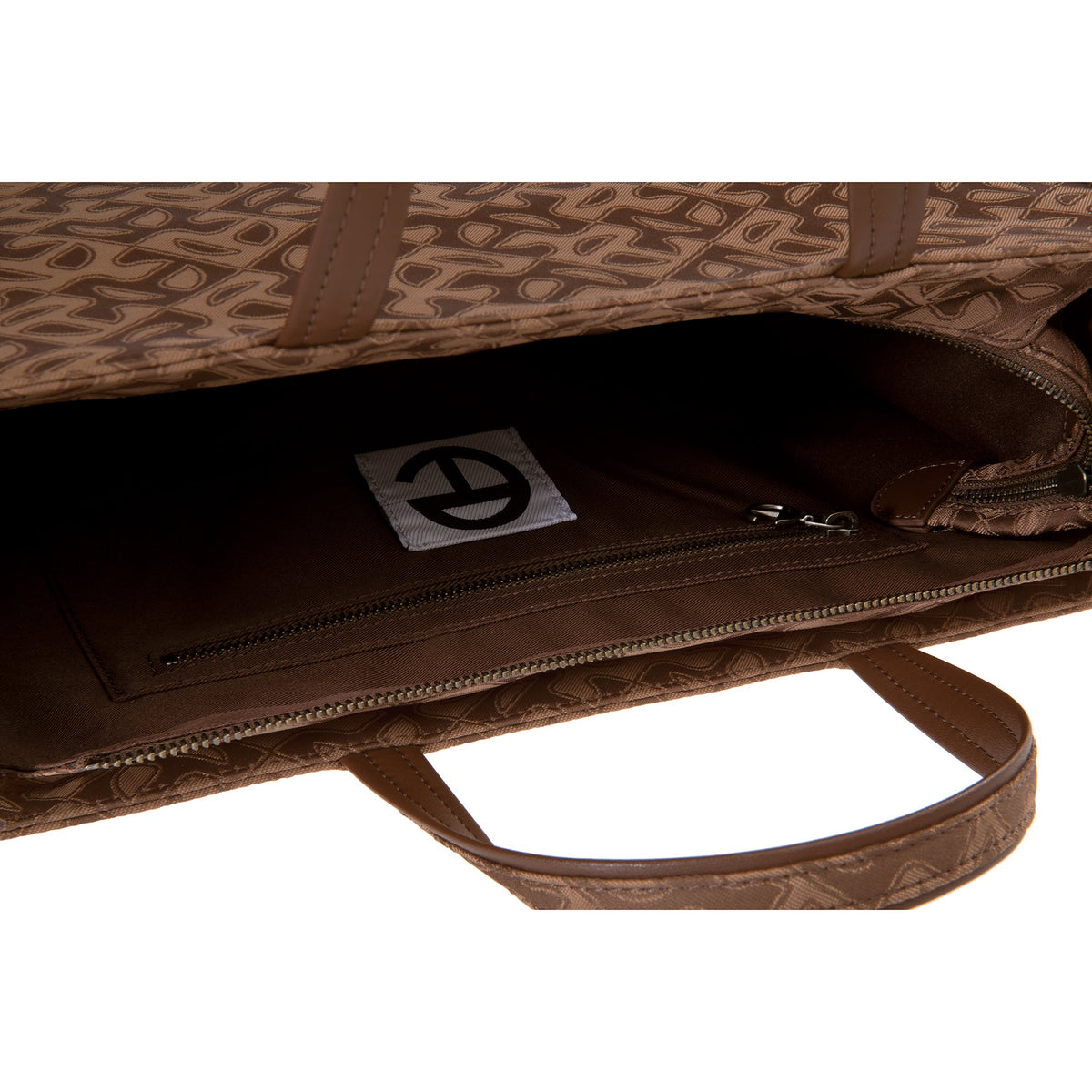 Medium Jacquard Shopper - Chocolate Monogram - Shopping Bags & Shoppers