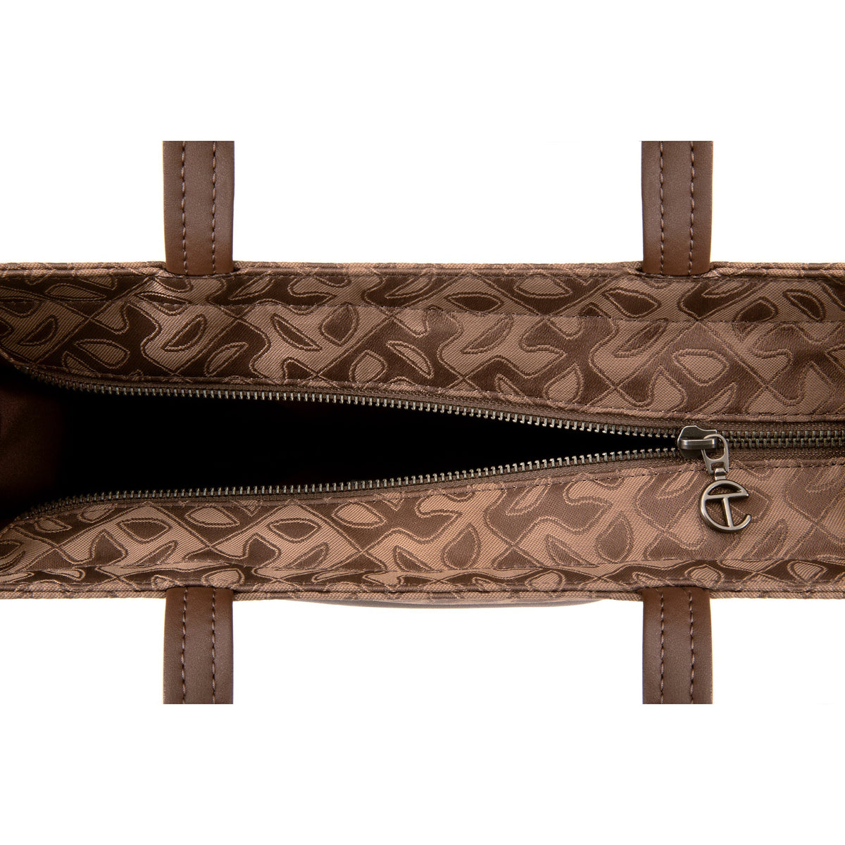 Medium Jacquard Shopper - Chocolate Monogram - Shopping Bags & Shoppers