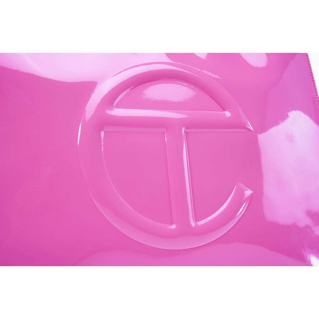 Medium Shopping Bag - Pink Patent - Shopping Bags & Shoppers