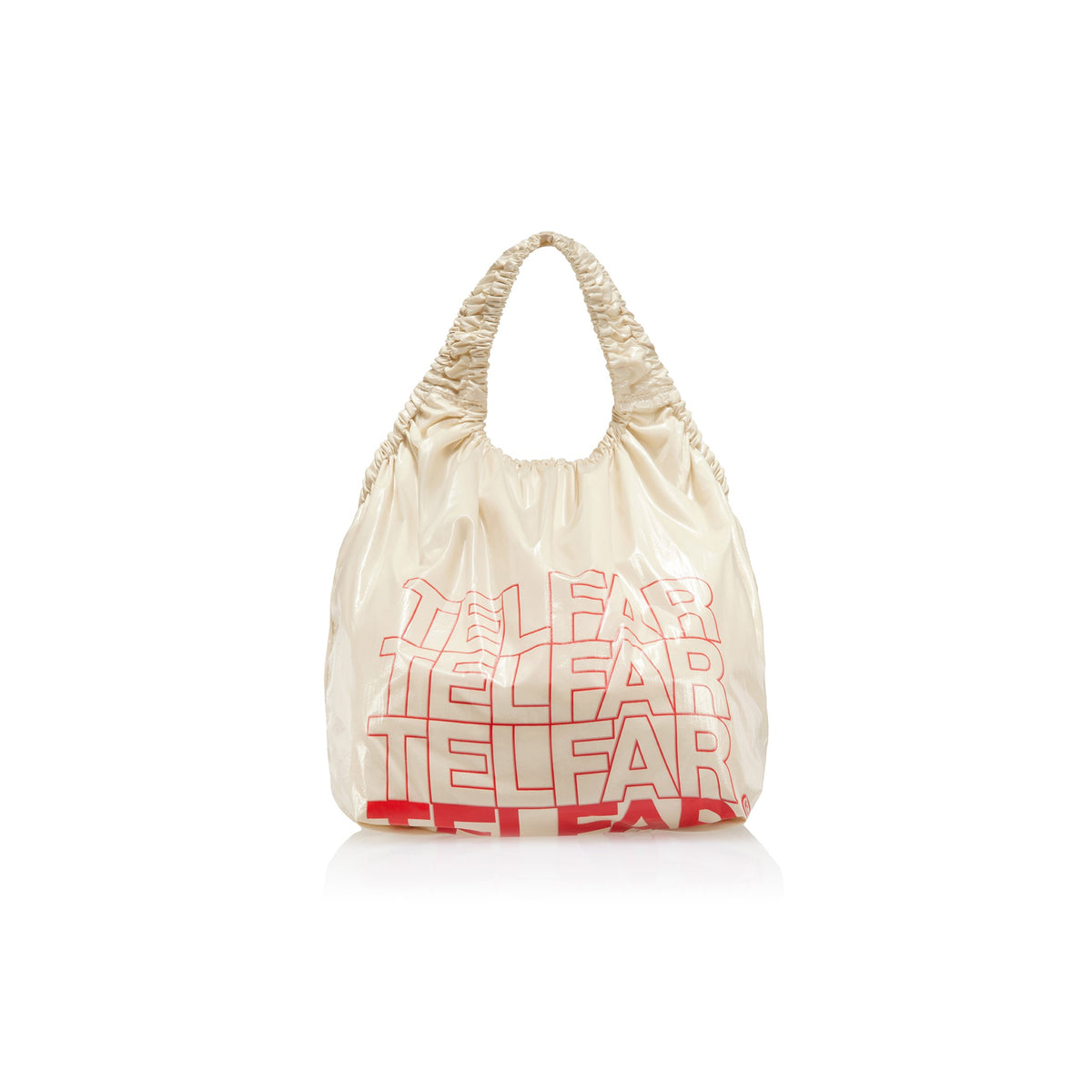Regular Telfar Plastic Bag - Nude - Plastic Bags