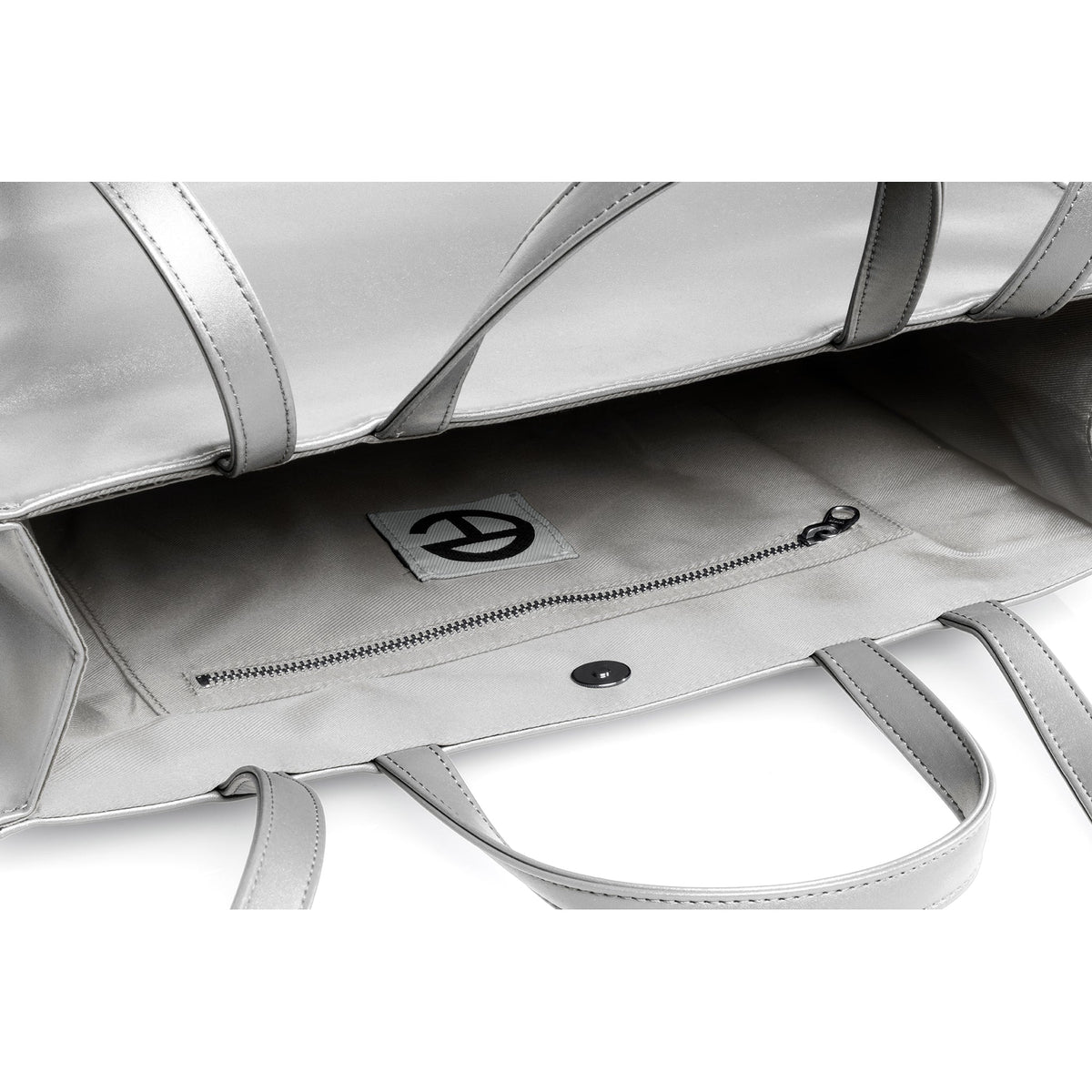 Medium Shopping Bag - Silver - Shopping Bags & Shoppers