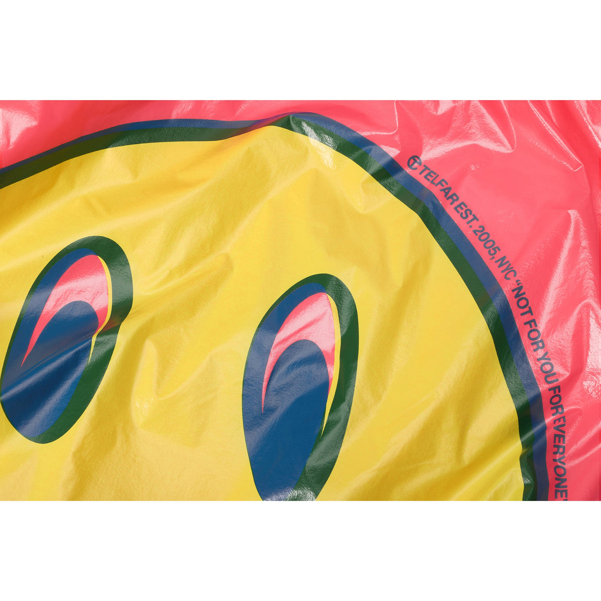 Regular Telfar Smiley Face Plastic Bag - Pink Haze - Plastic Bags