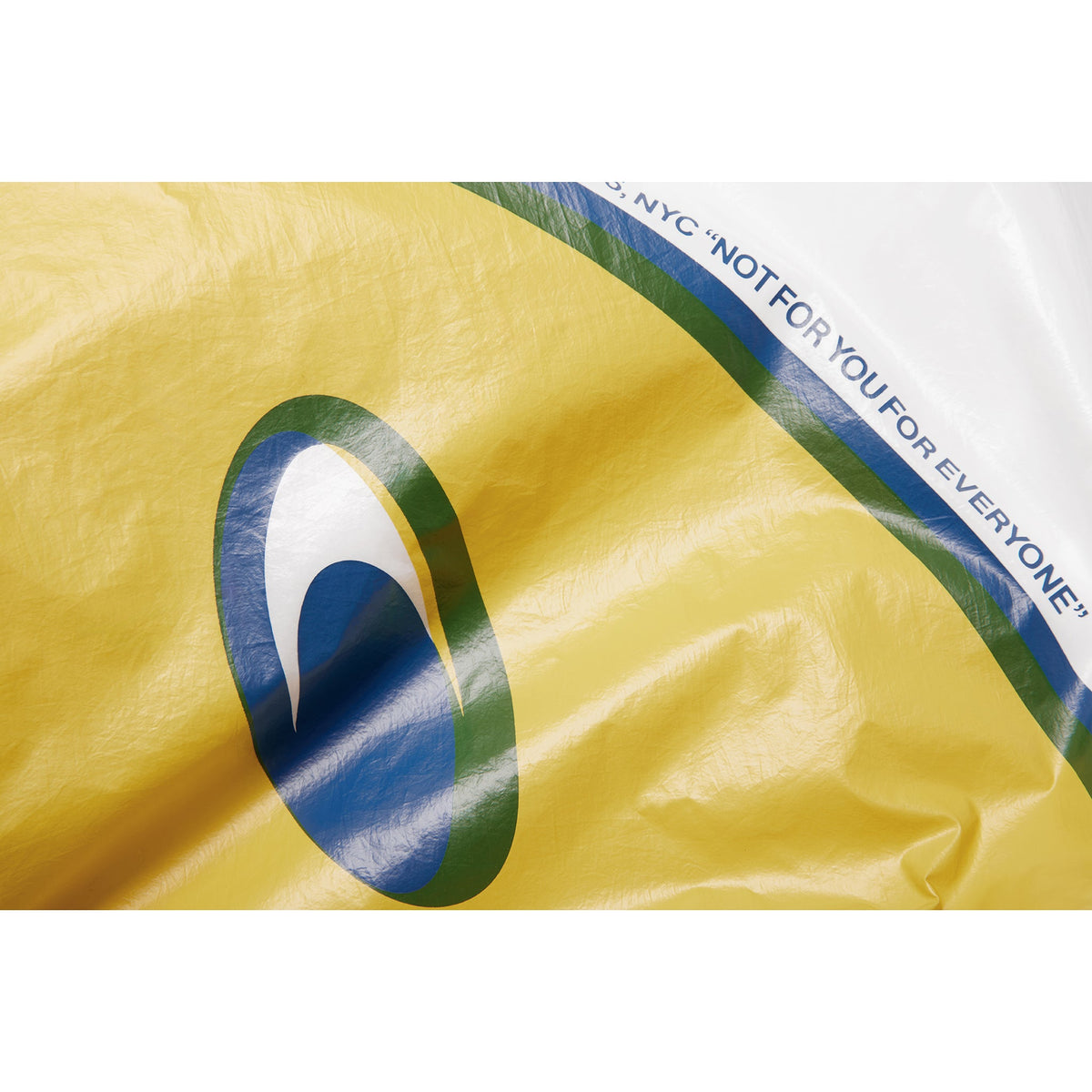 Regular Smiley Face Plastic Bag - White - Plastic Bags
