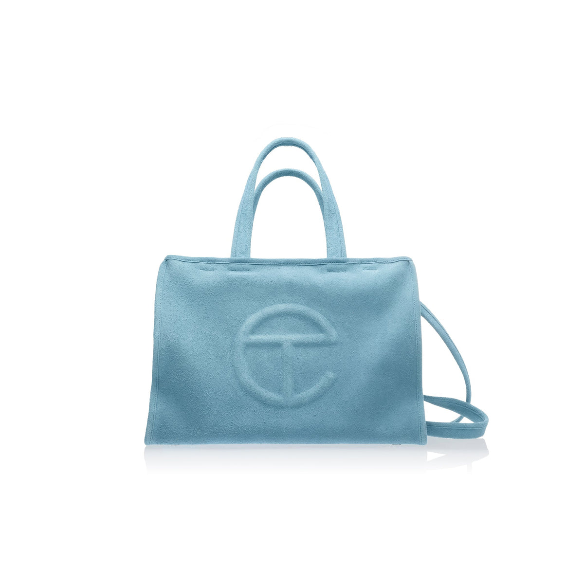 Medium Suede Carry Bag - Cloud - Carry Bags