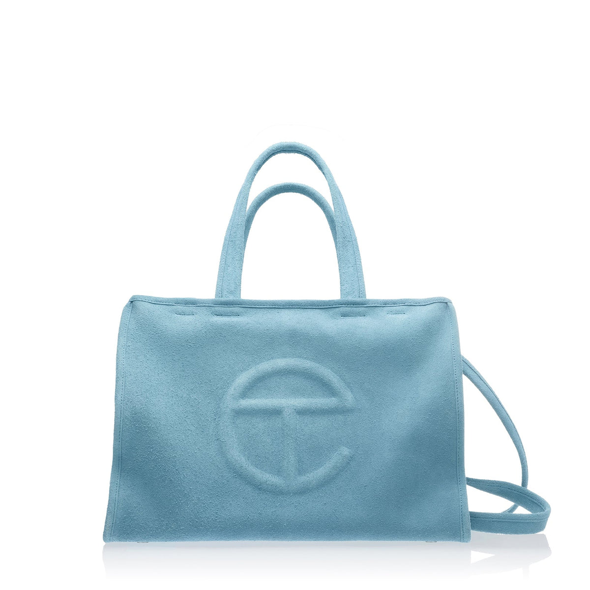 Medium Suede Carry Bag - Cloud - Carry Bags