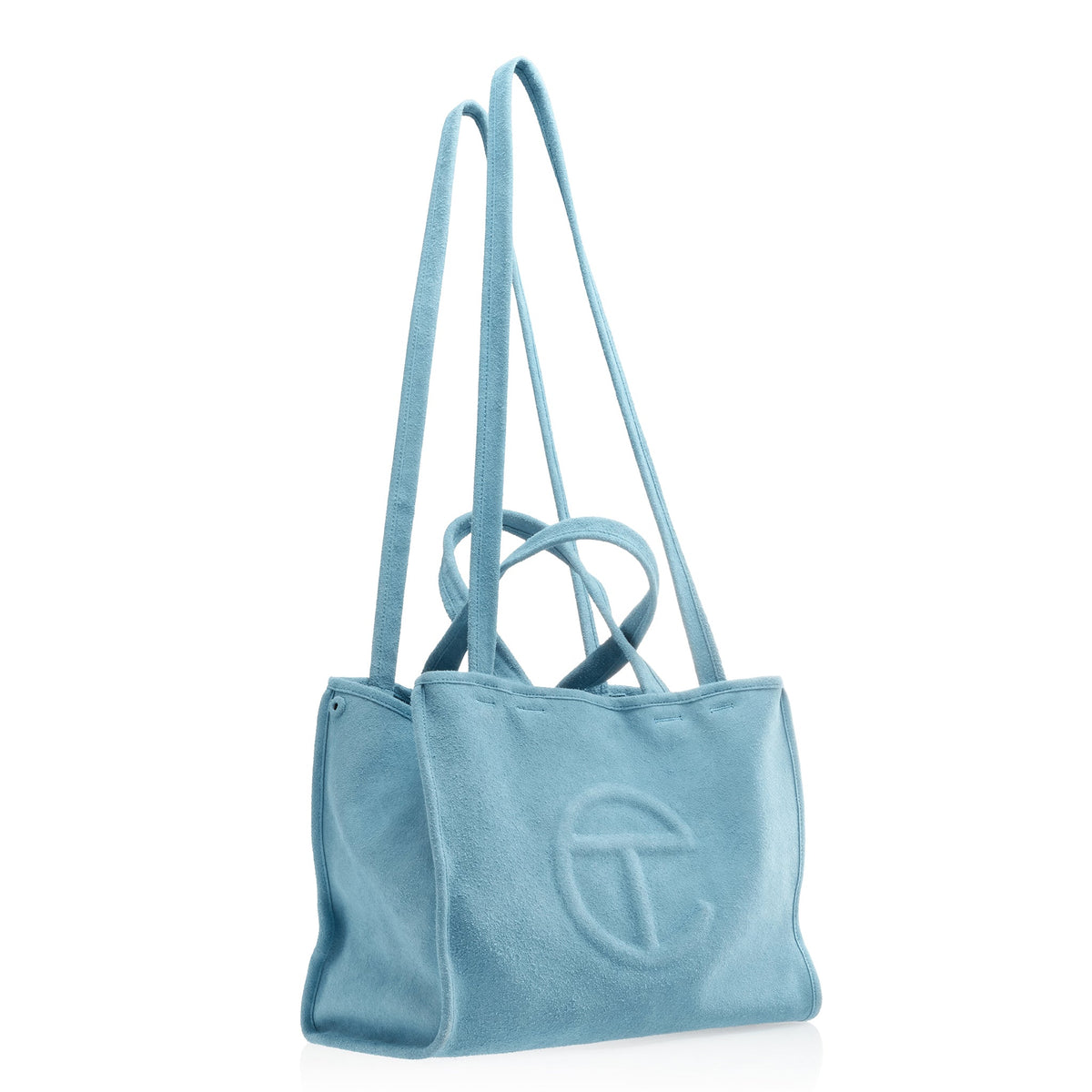 Medium Suede Carry Bag - Cloud - Carry Bags