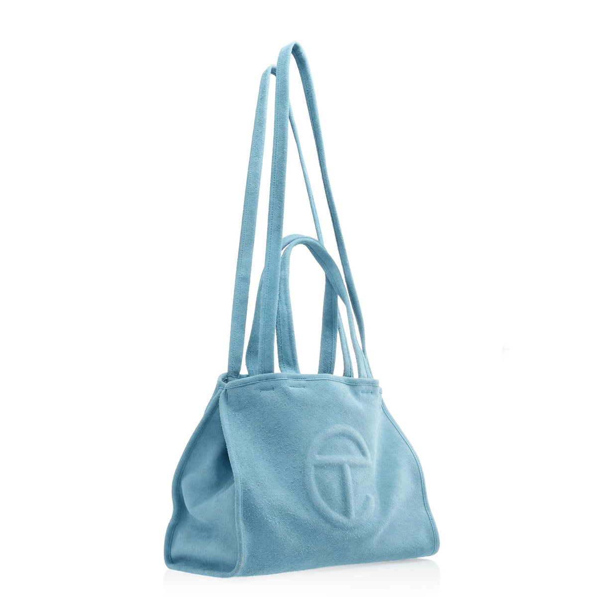 Medium Suede Carry Bag - Cloud - Carry Bags