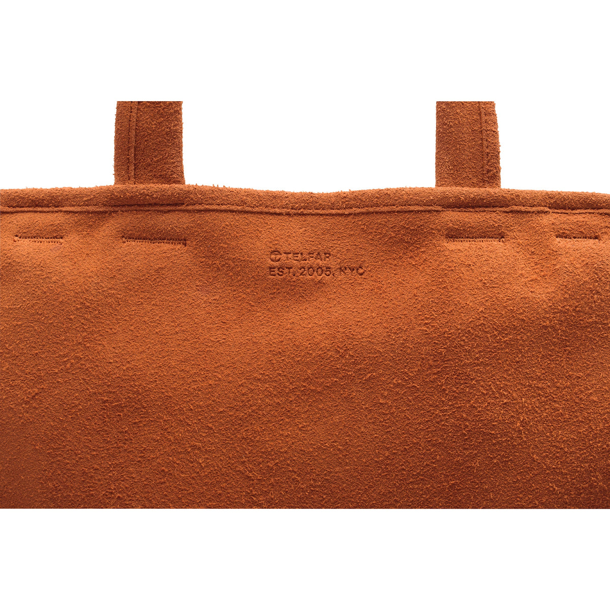 Medium Suede Carry Bag - Rust - Carry Bags
