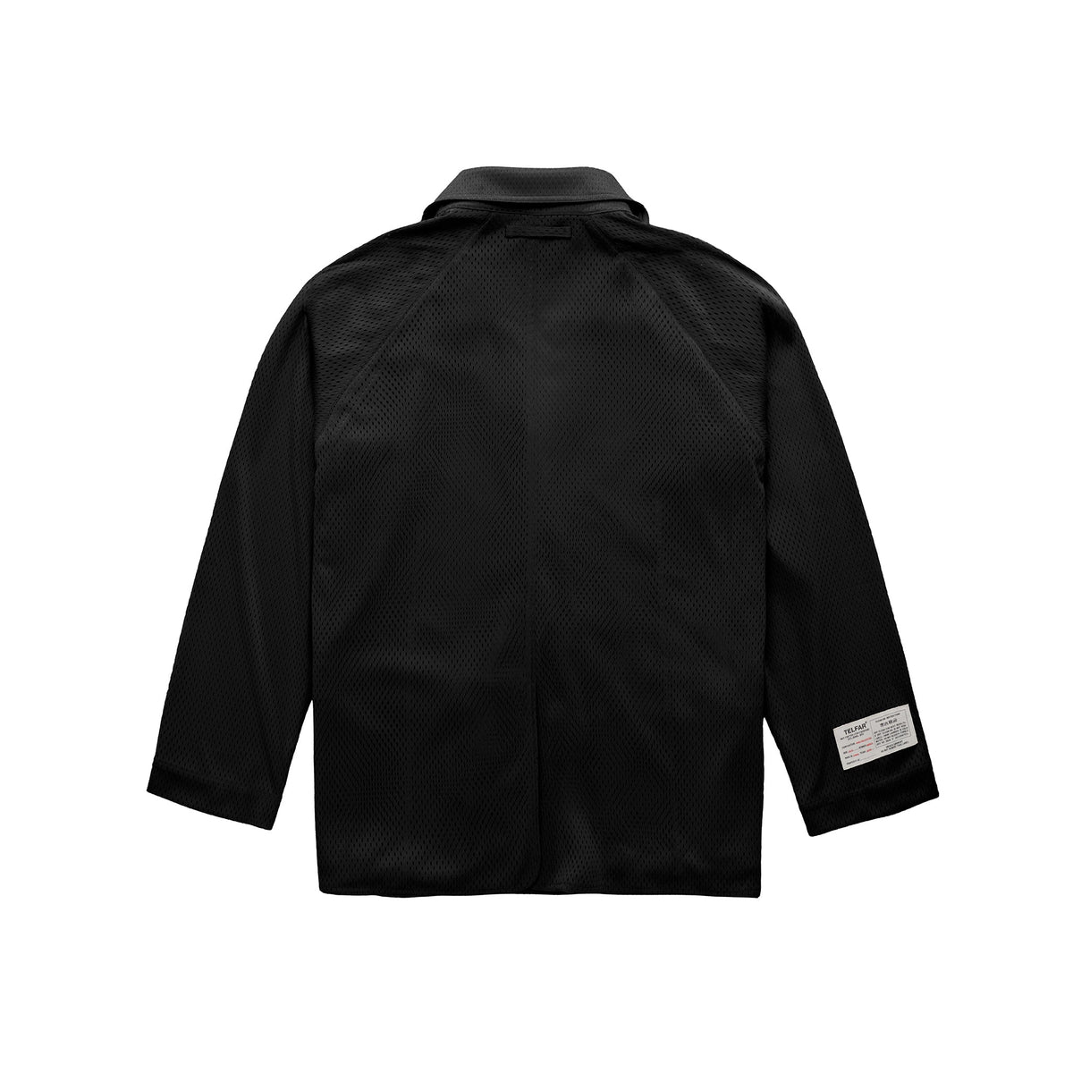 Mesh Cargo Blazer - Black - Jackets & Outerwear