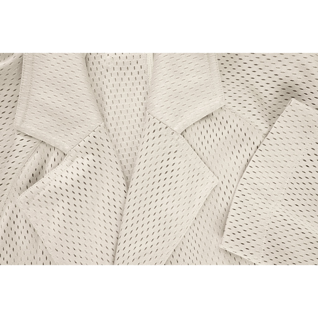 Mesh Cargo Blazer - Bone - Jackets & Outerwear