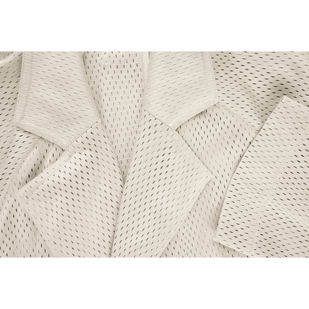 Mesh Cargo Blazer - Bone - Jackets & Outerwear