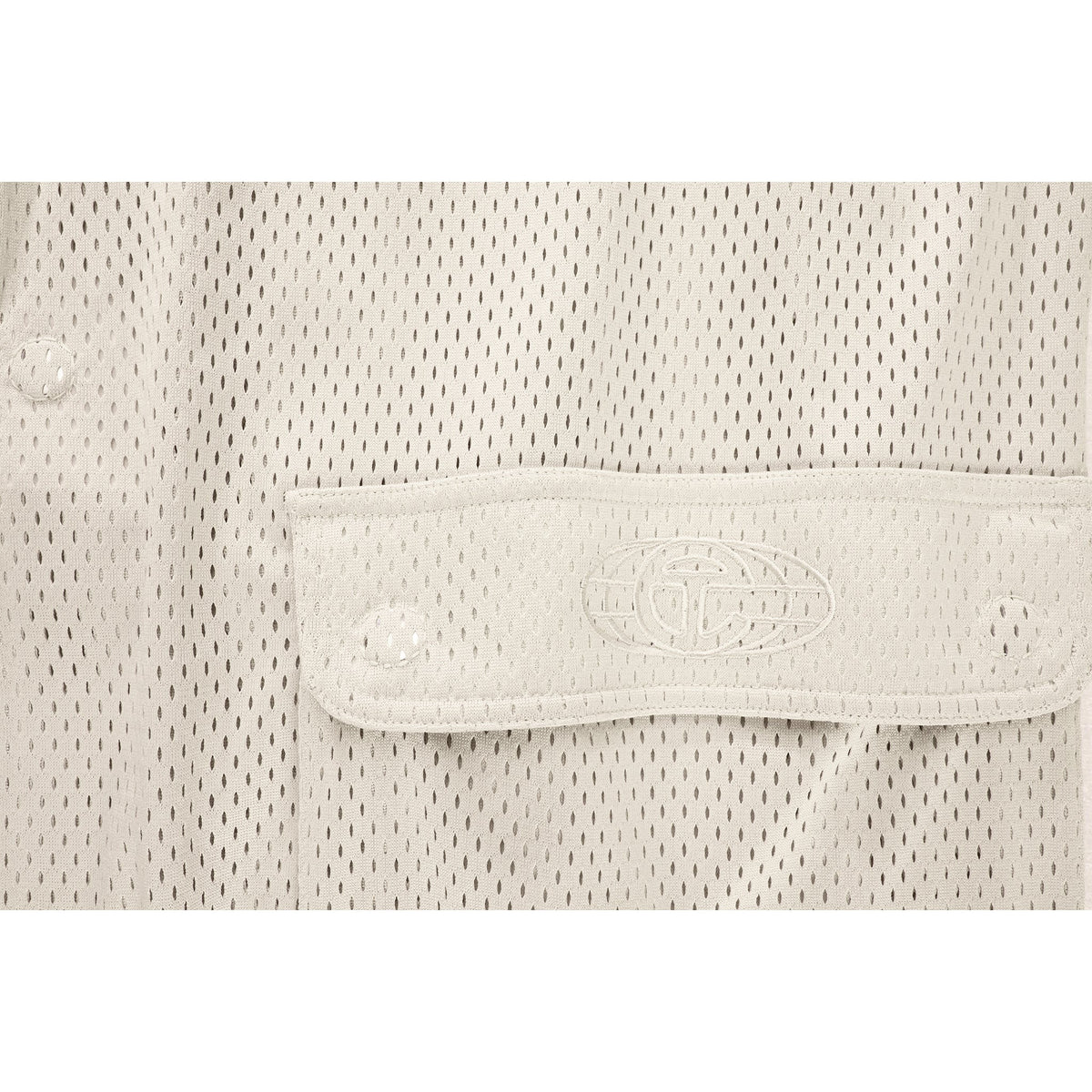 Mesh Cargo Blazer - Bone - Jackets & Outerwear