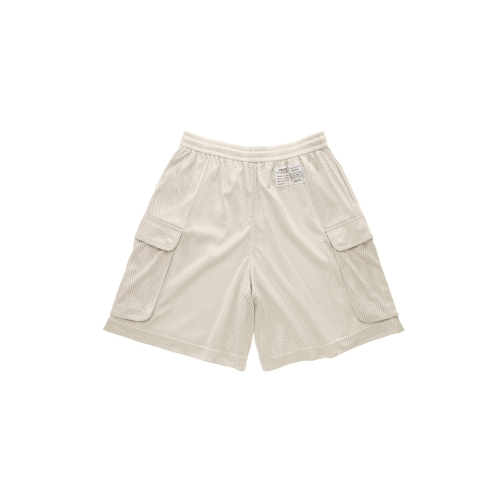 Mesh Cargo Short - Bone - Pants & Shorts