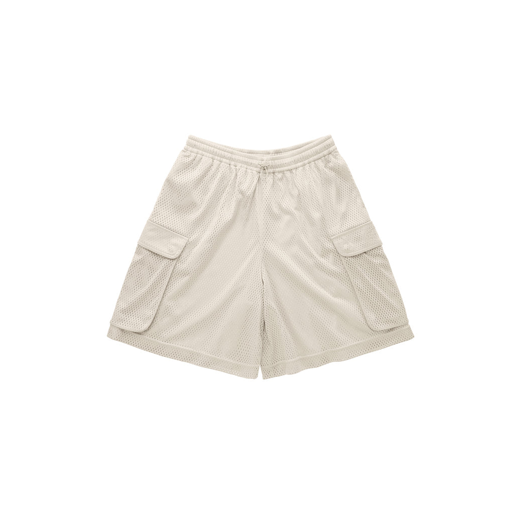Mesh Cargo Short - Bone - Pants & Shorts