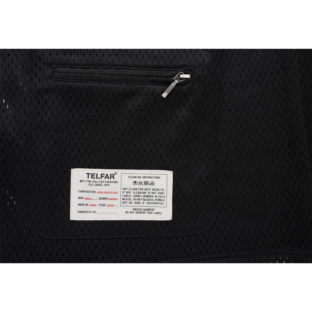 Mesh Sleeveless Polo - Black - Tops & T-Shirts