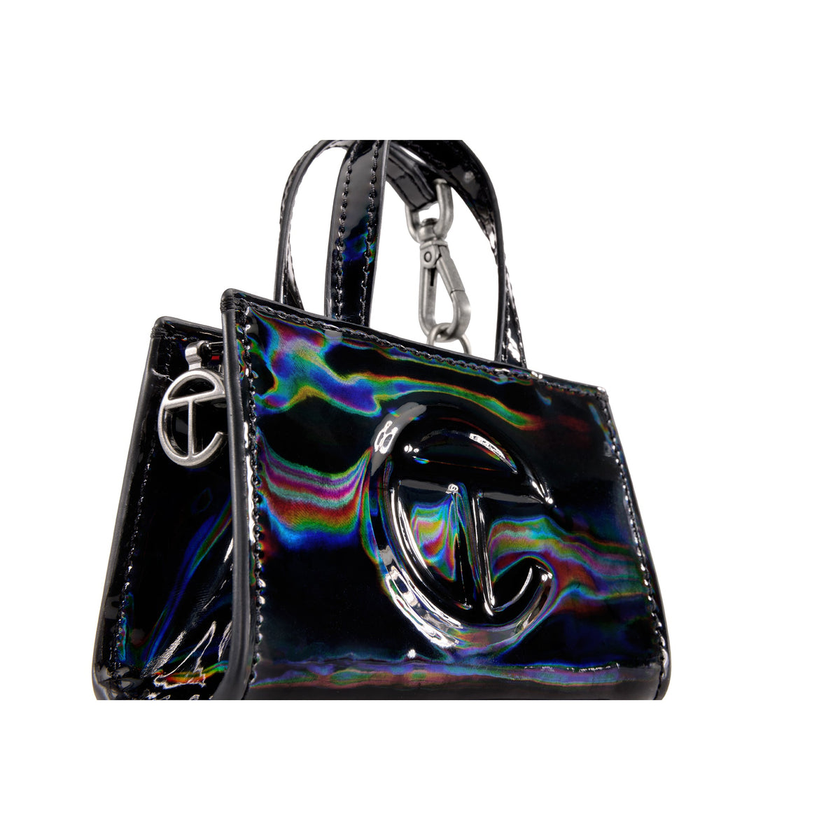 Baby Bag Charm - Black Rainbow - Bag Charms