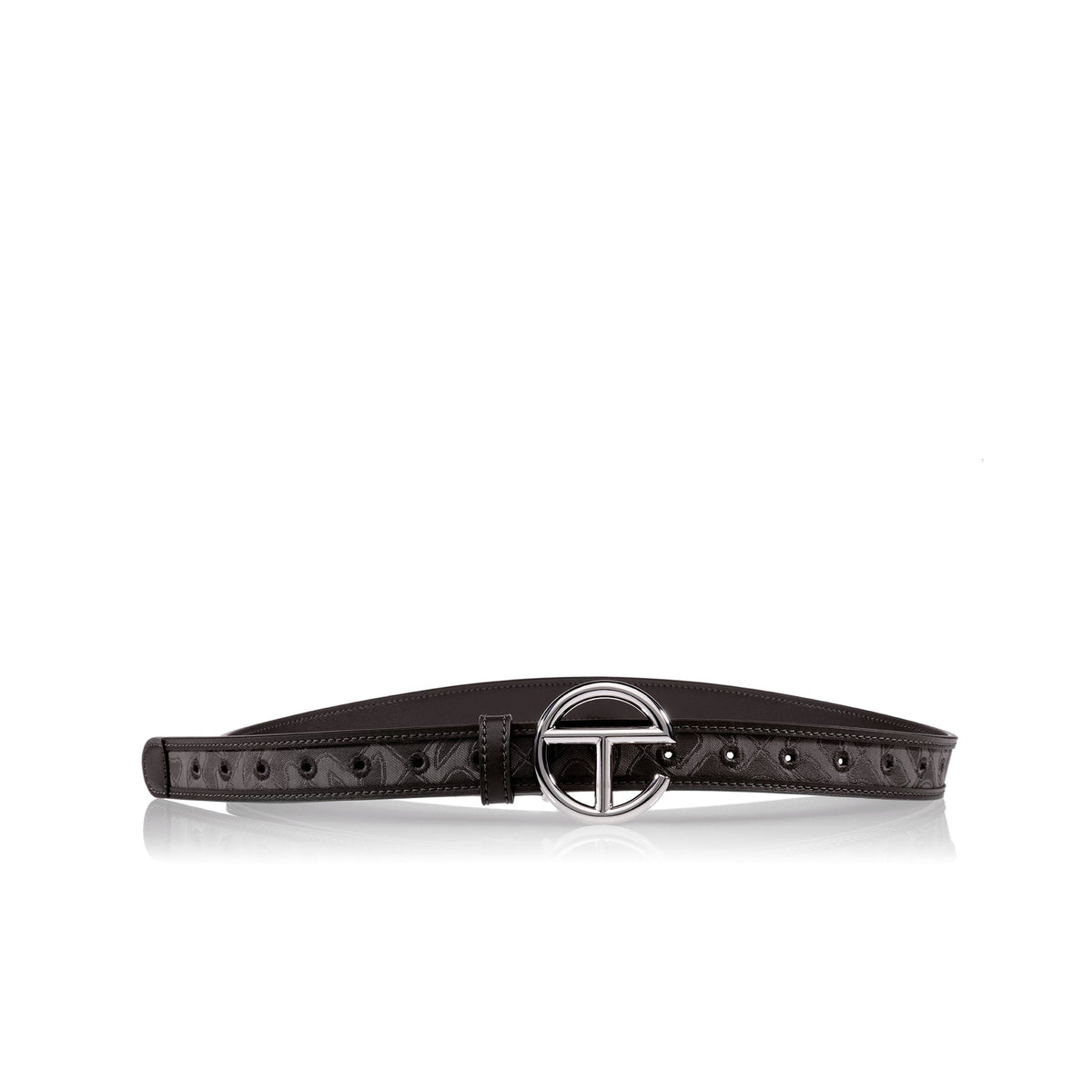 Jacquard Logo Belt - Black Monogram - Belts