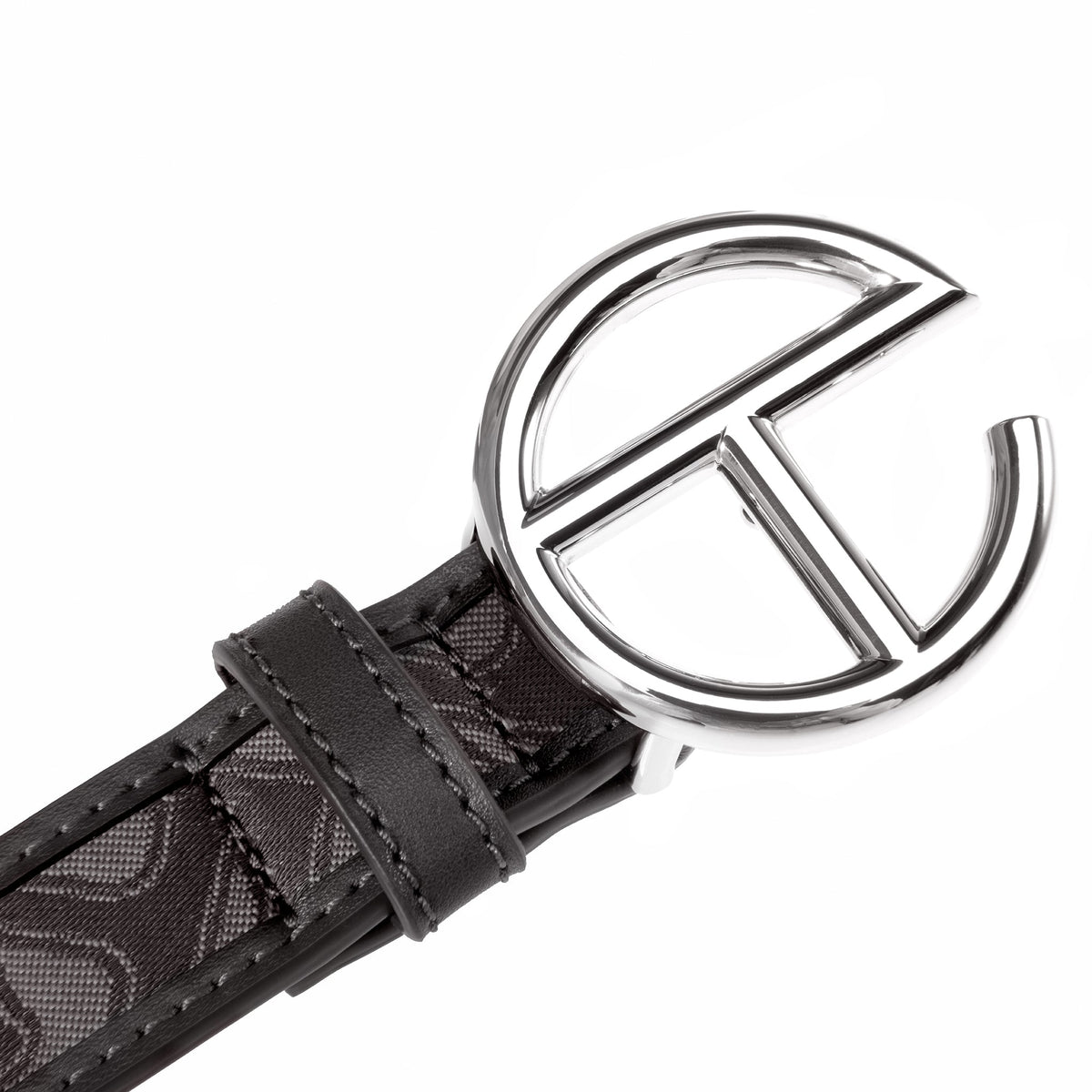 Jacquard Logo Belt - Black Monogram - Belts