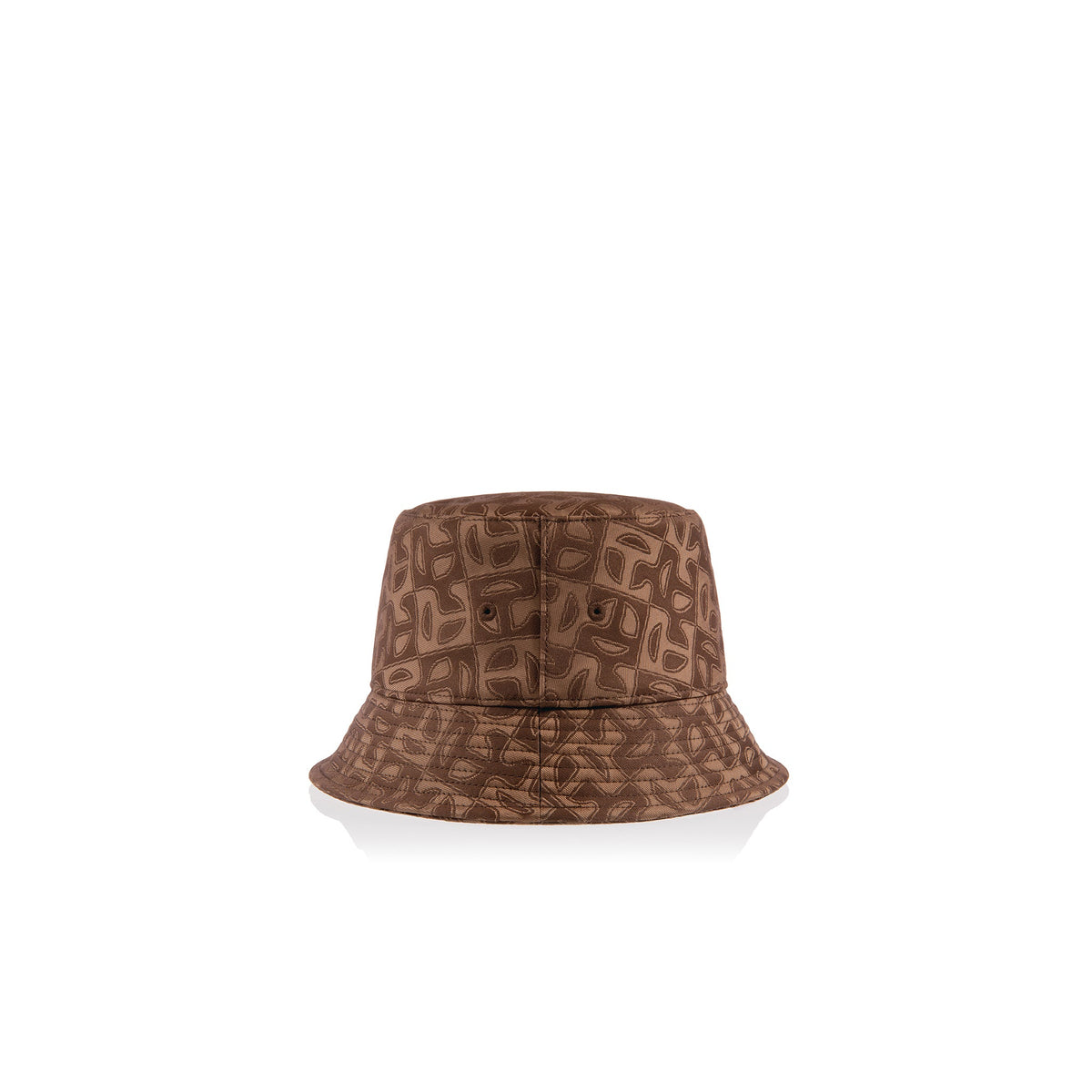 Jacquard Bucket Hat - Chocolate Monogram - Hats & Beanies