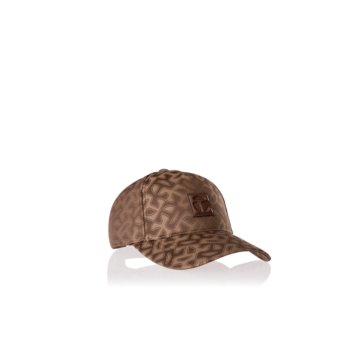 Jacquard Logo Hat - Chocolate Monogram - Hats & Beanies