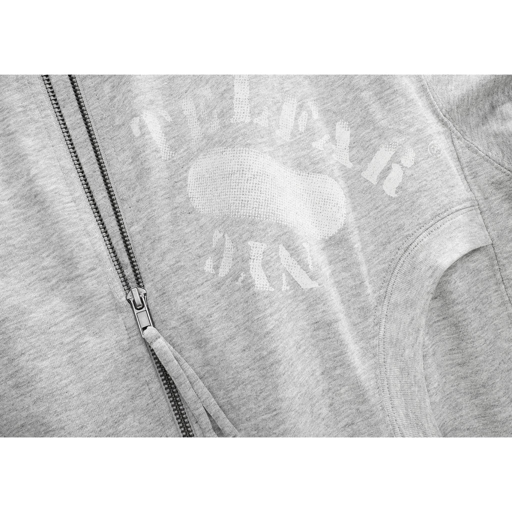 Telfar NYC T-Shirt Bomber Jacket - Heather Grey - Jackets & Outerwear