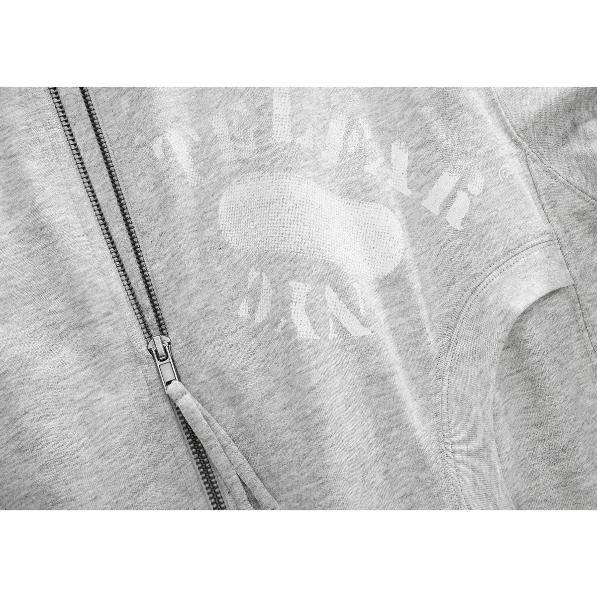 Telfar NYC T-Shirt Bomber Jacket - Heather Grey - Jackets & Outerwear