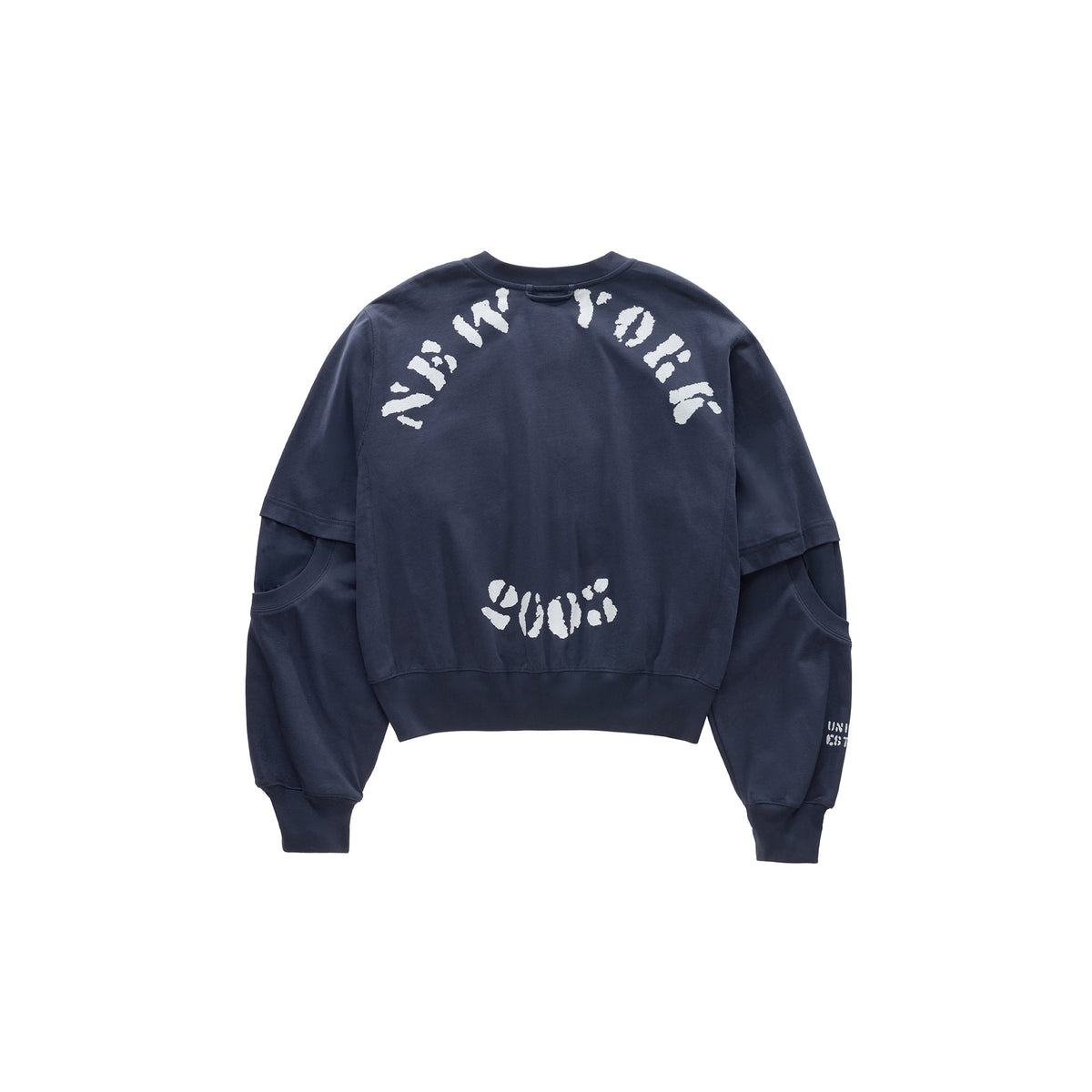 Telfar NYC T-Shirt Bomber Jacket - Navy - Jackets & Outerwear