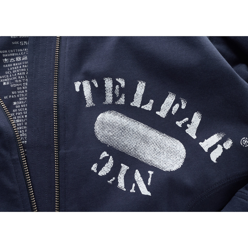 Telfar NYC T-Shirt Bomber Jacket - Navy - Jackets & Outerwear