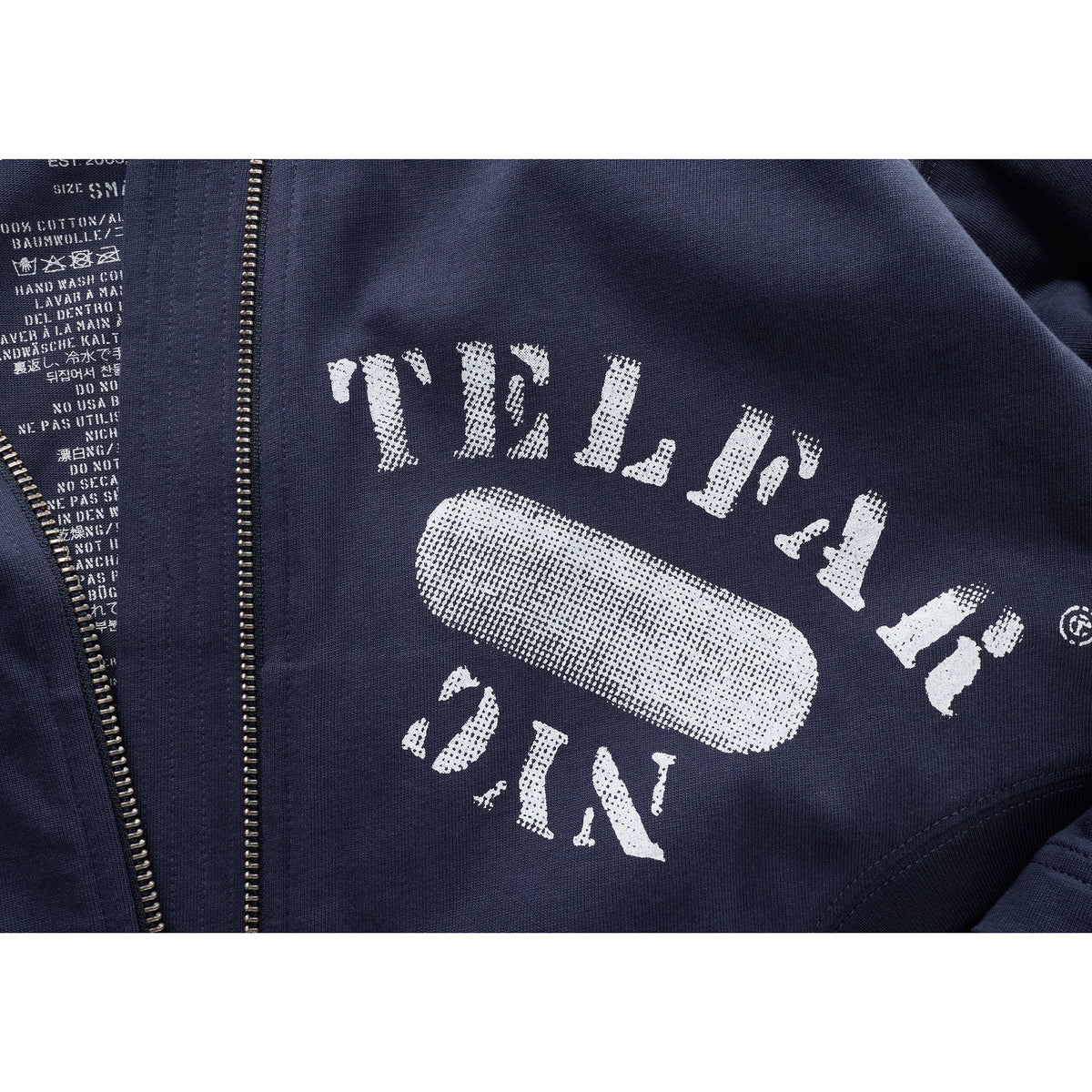 Telfar NYC T-Shirt Bomber Jacket - Navy - Jackets & Outerwear