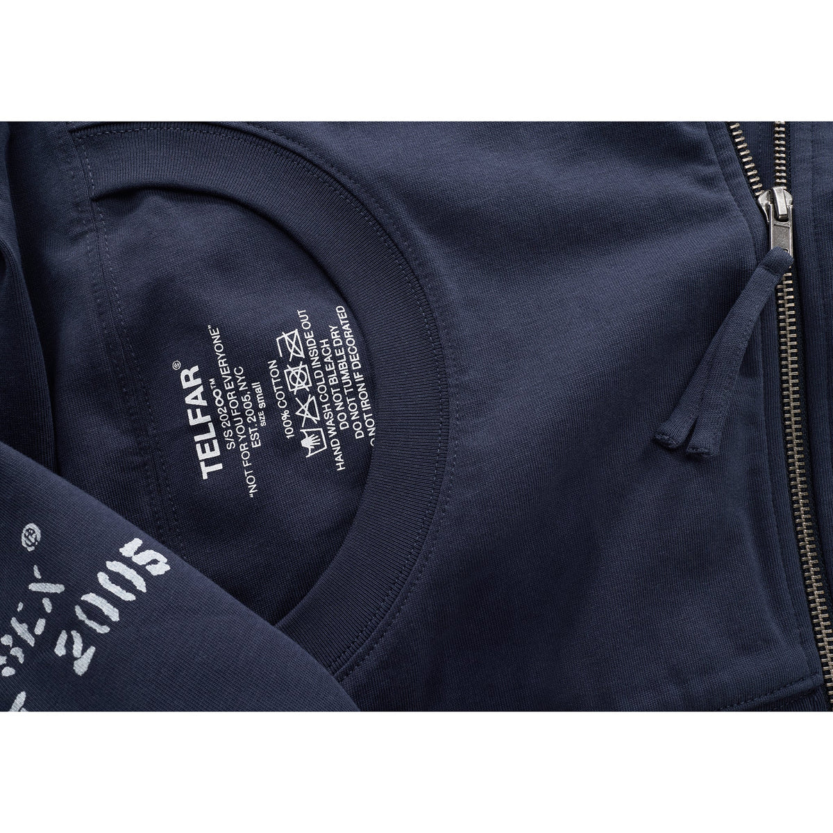 Telfar NYC T-Shirt Bomber Jacket - Navy - Jackets & Outerwear