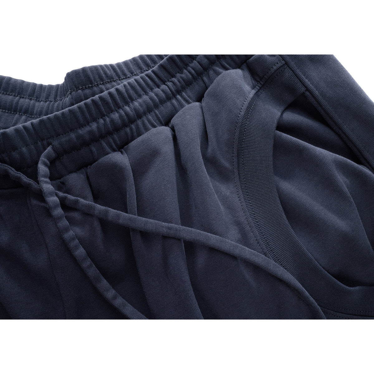 Telfar NYC T-Shirt Bomber Pant - Navy - Jackets & Outerwear