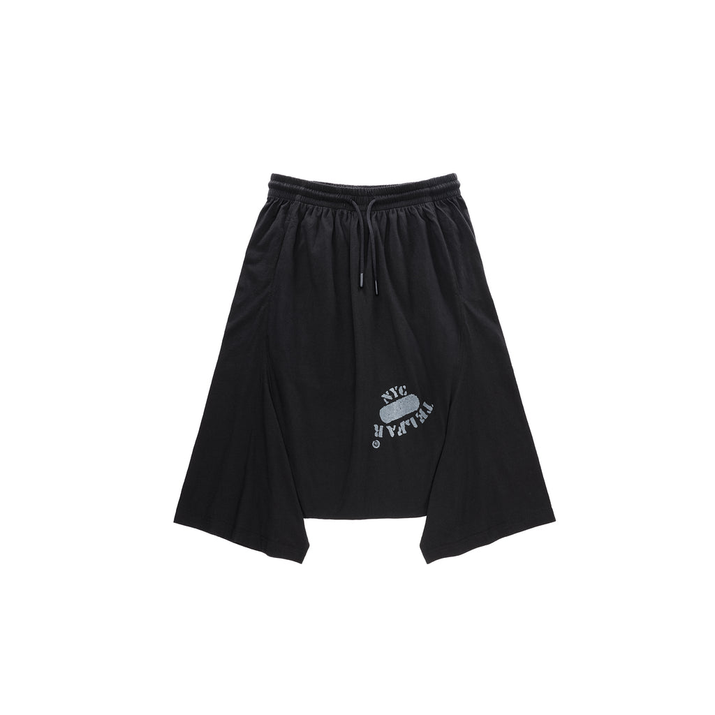 Telfar NYC Upside Down T-Shirt Short - Black - Pants & Shorts