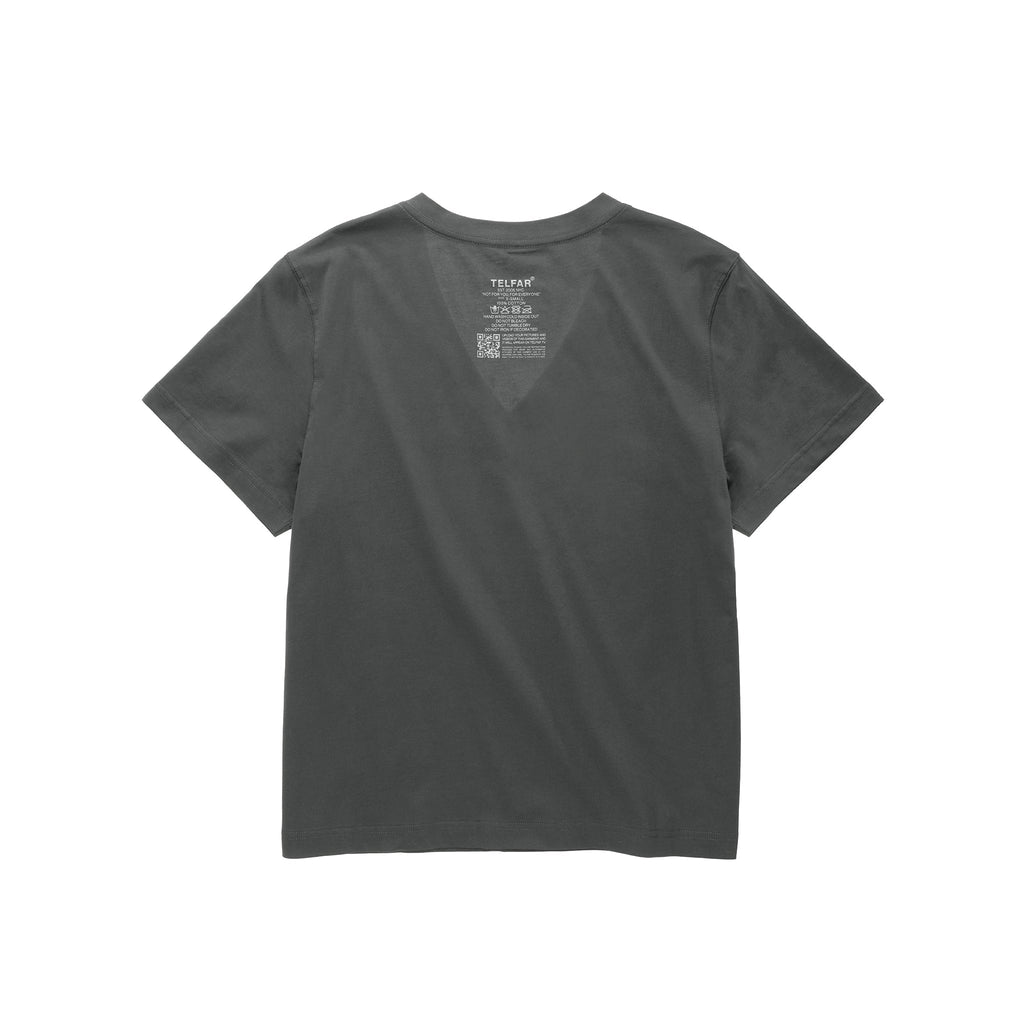 Telfar NYC V Neck T - Black - Tops & T-Shirts