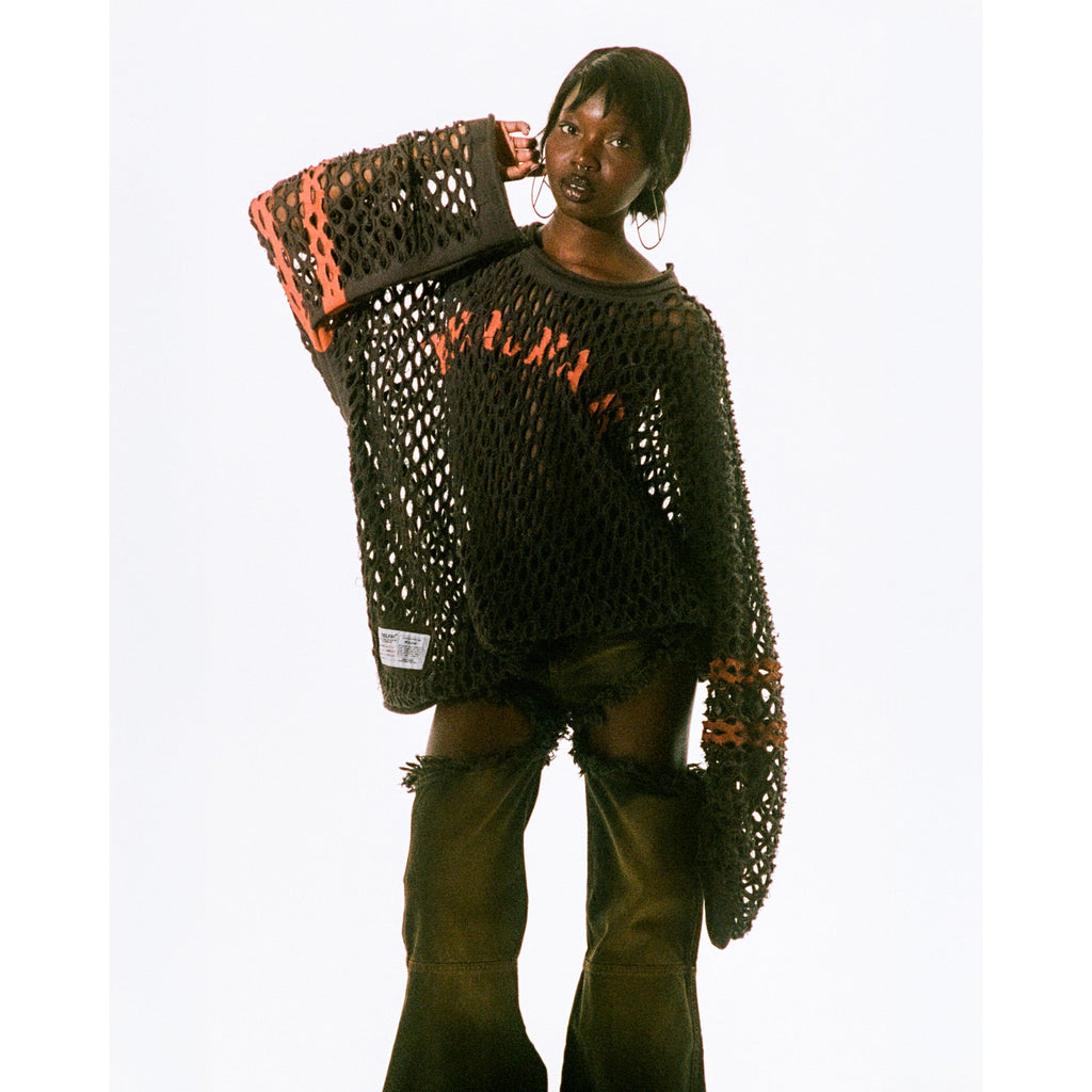Perforated Hockey Sweater - Grey - Sweaters & Hoodies