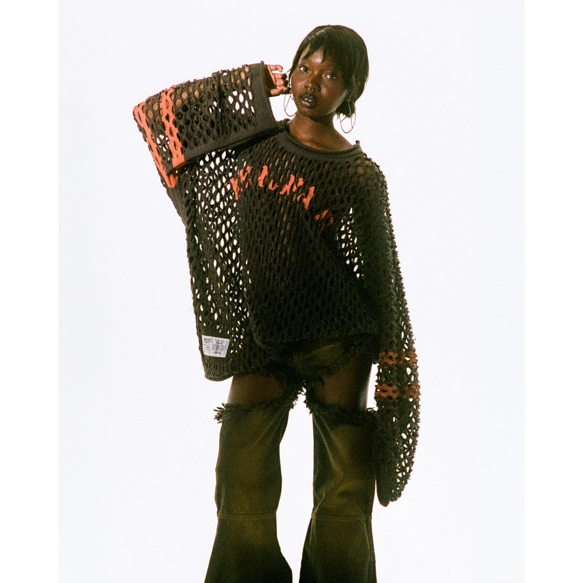 Perforated Hockey Sweater - Grey - Sweaters & Hoodies